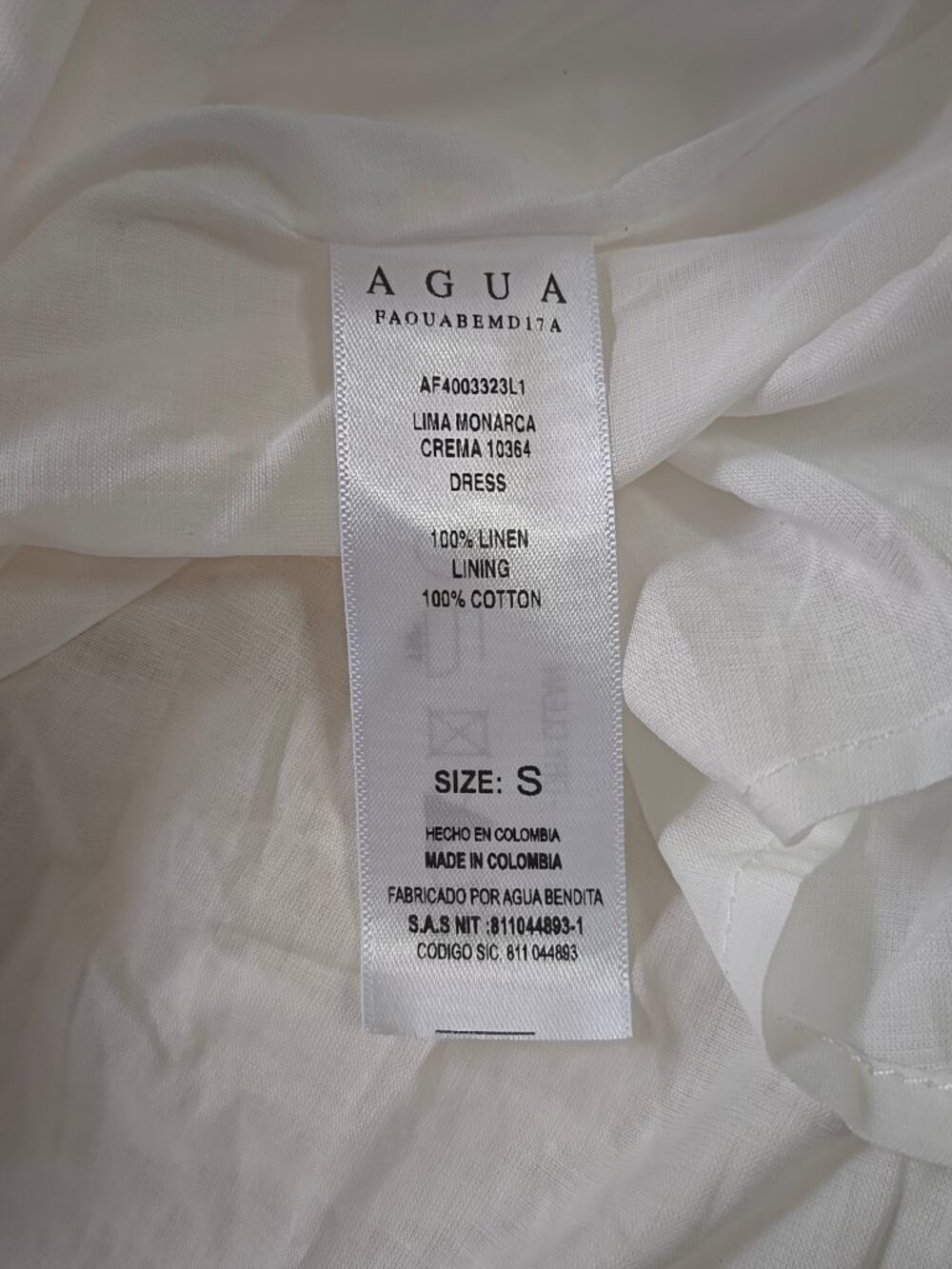Agua By Agua Bendita Lima Embroidered Butterfly Linen Maxi Dress - Picture 15 of 15